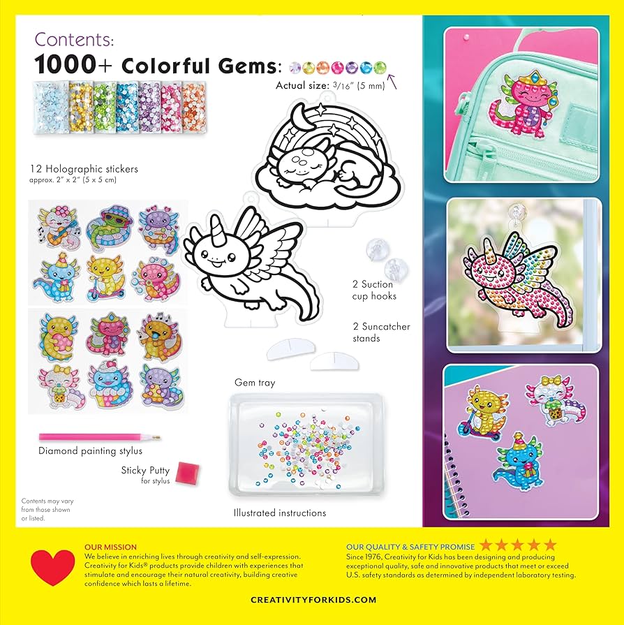 Amazon.com: Creativity for Kids Big Gem Diamond Painting Kit